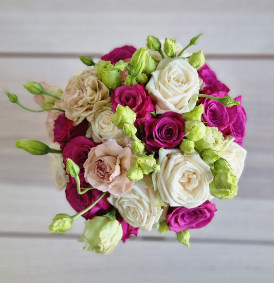 Contrasting Colours - Wedding Bouquet