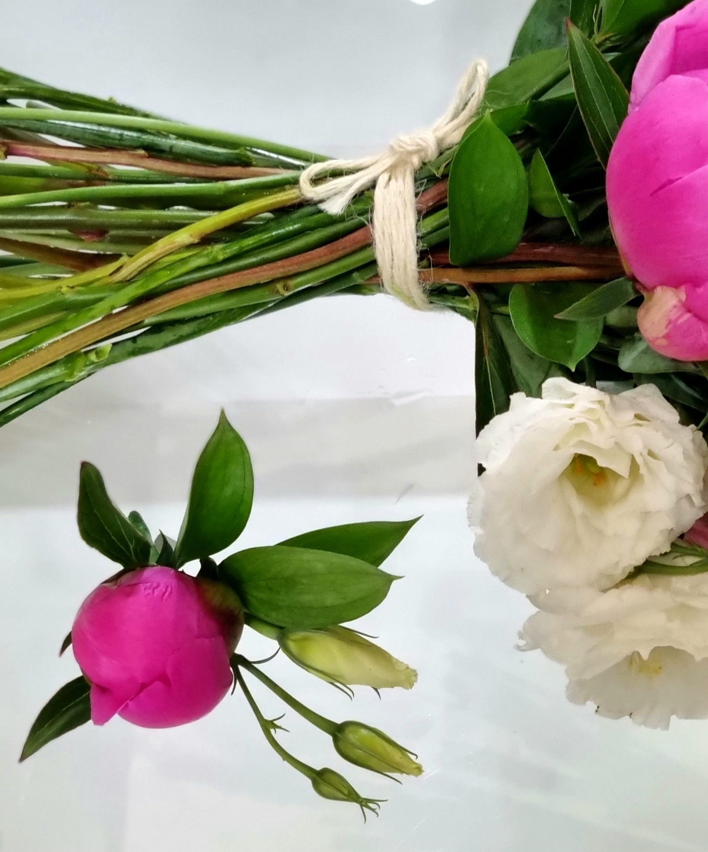 Bright Wedding Bouquet and Buttonhole