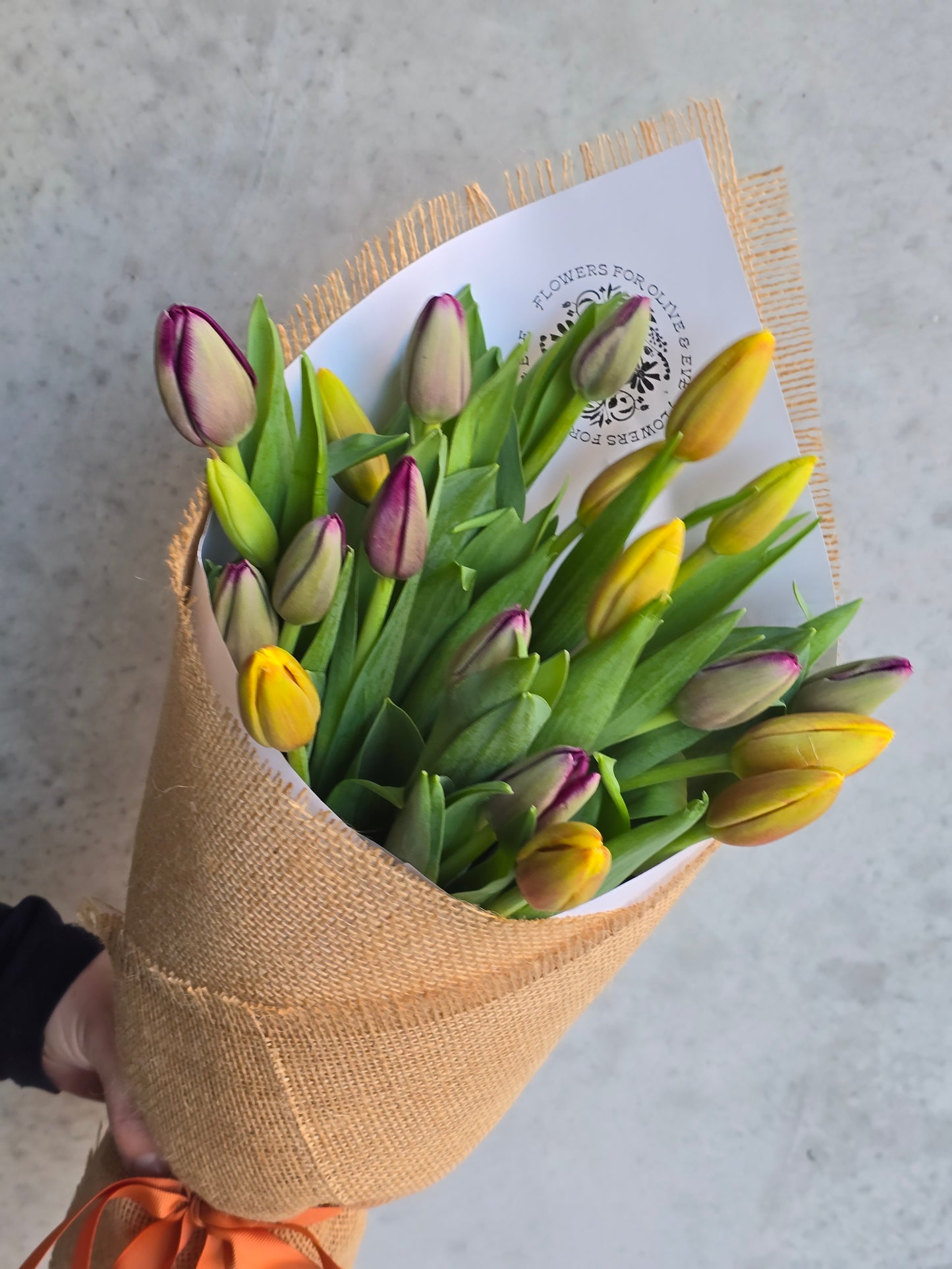 Mixed Tulip Arrangement