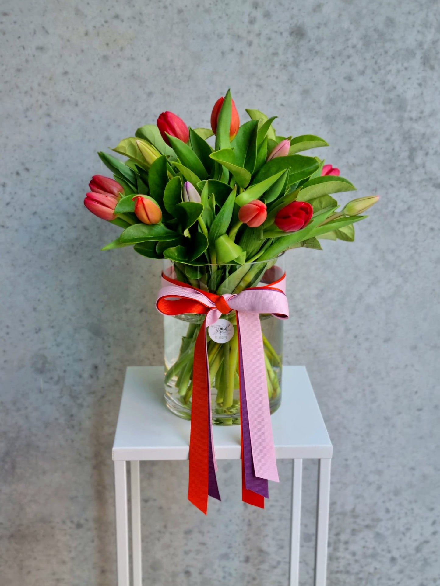 Mixed Tulip Arrangement