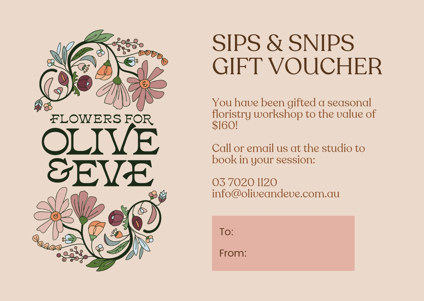 SIPS & SNIPS GIFT VOUCHER