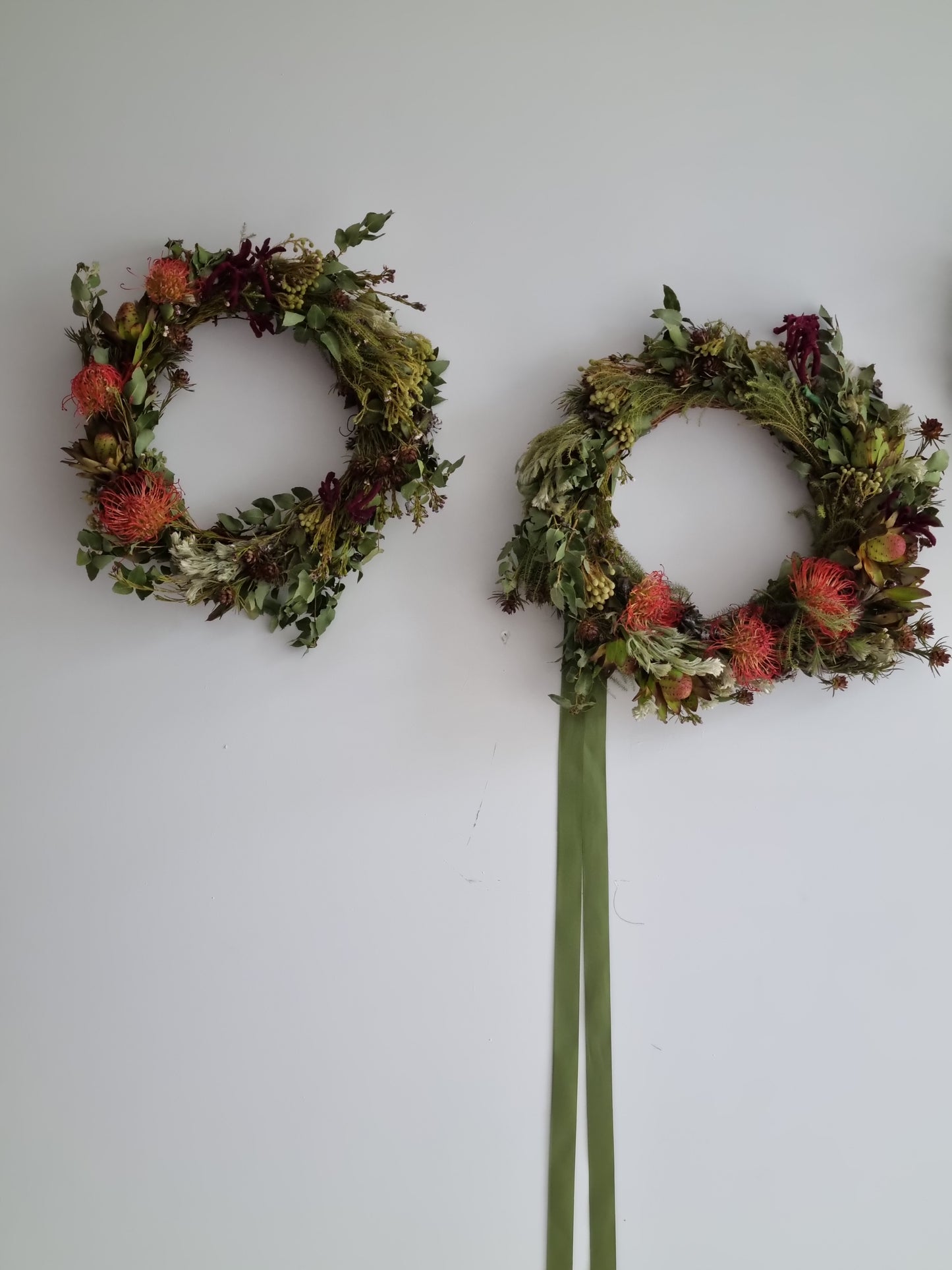 Fresh Christmas Wreath (willow branch base)