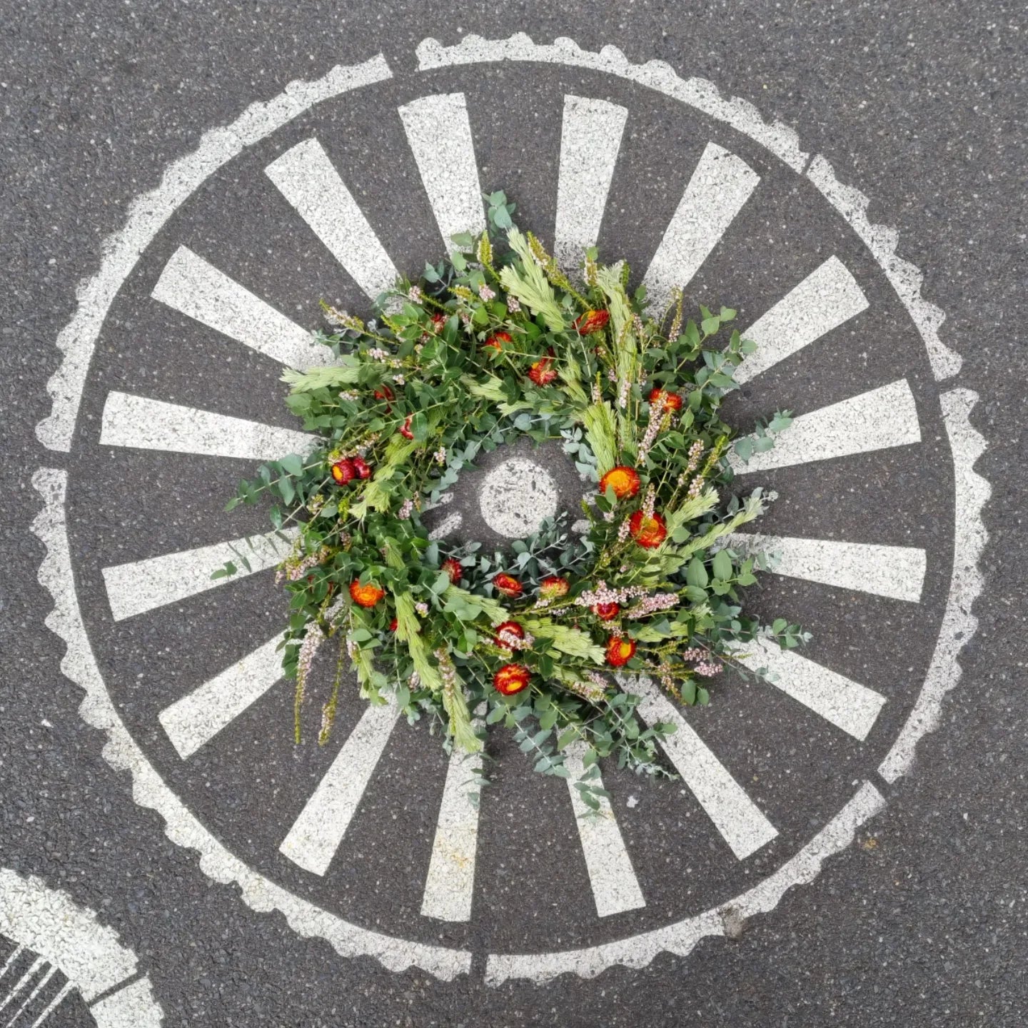 Eco - Friendly Wreath (wire base) 30cm