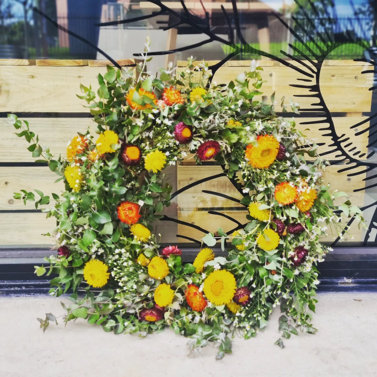 Eco - Friendly Wreath (wire base) 30cm