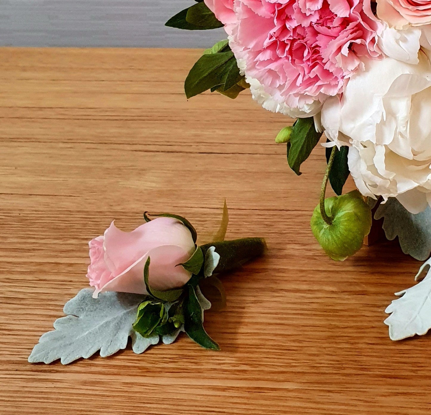 Pastel - Wedding Bouquet and Buttonhole