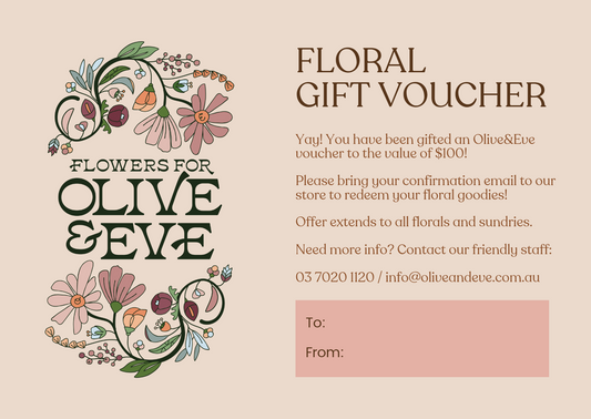Floral Gift Voucher