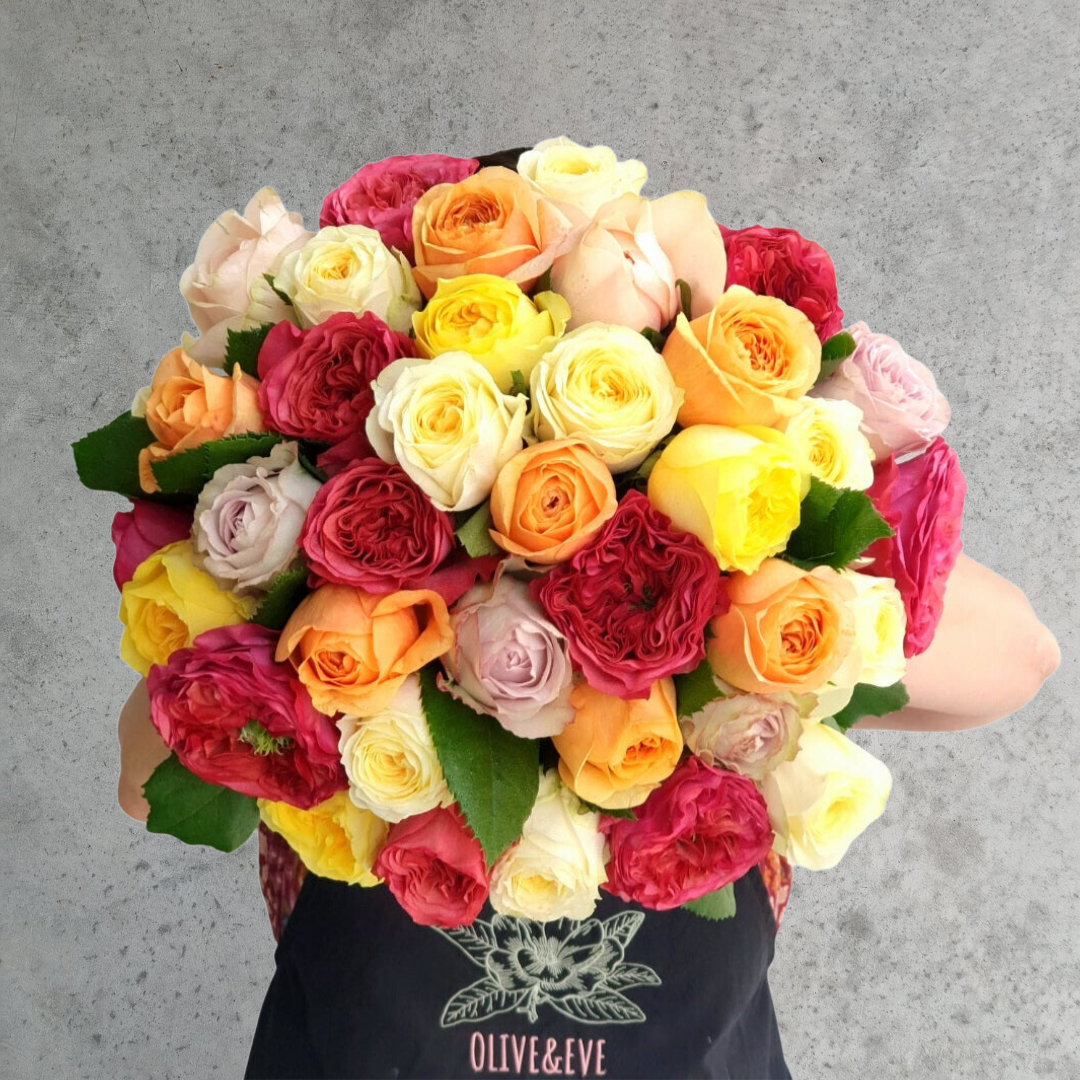 Mixed Grandi Rose Bouquet