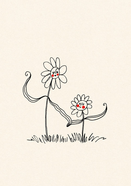 Frances Cannon 'Daisy Friends' greeting card
