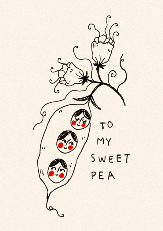 Frances Cannon 'To My Sweet Pea' greeting card